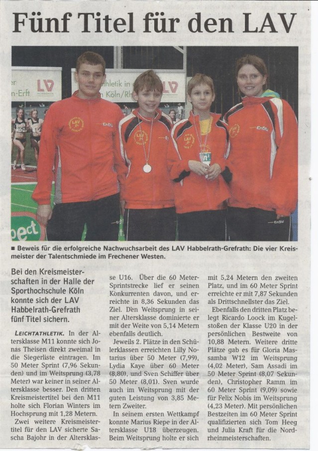 Sonntagspost, 14.01.2012