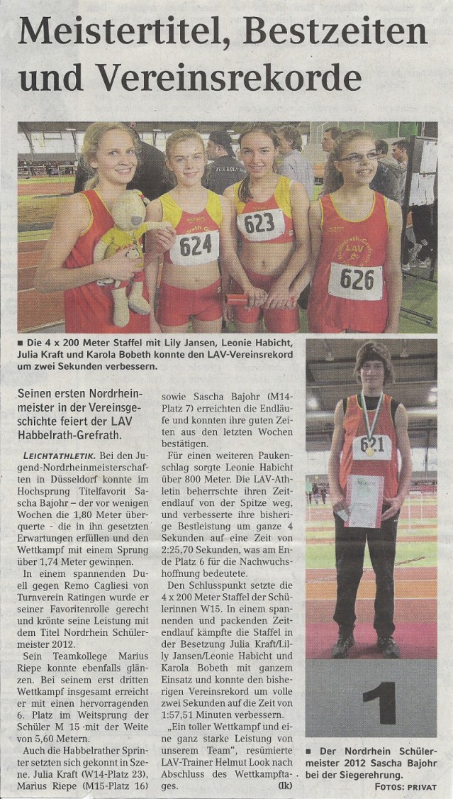 Sonntagspost, 24.03.2012